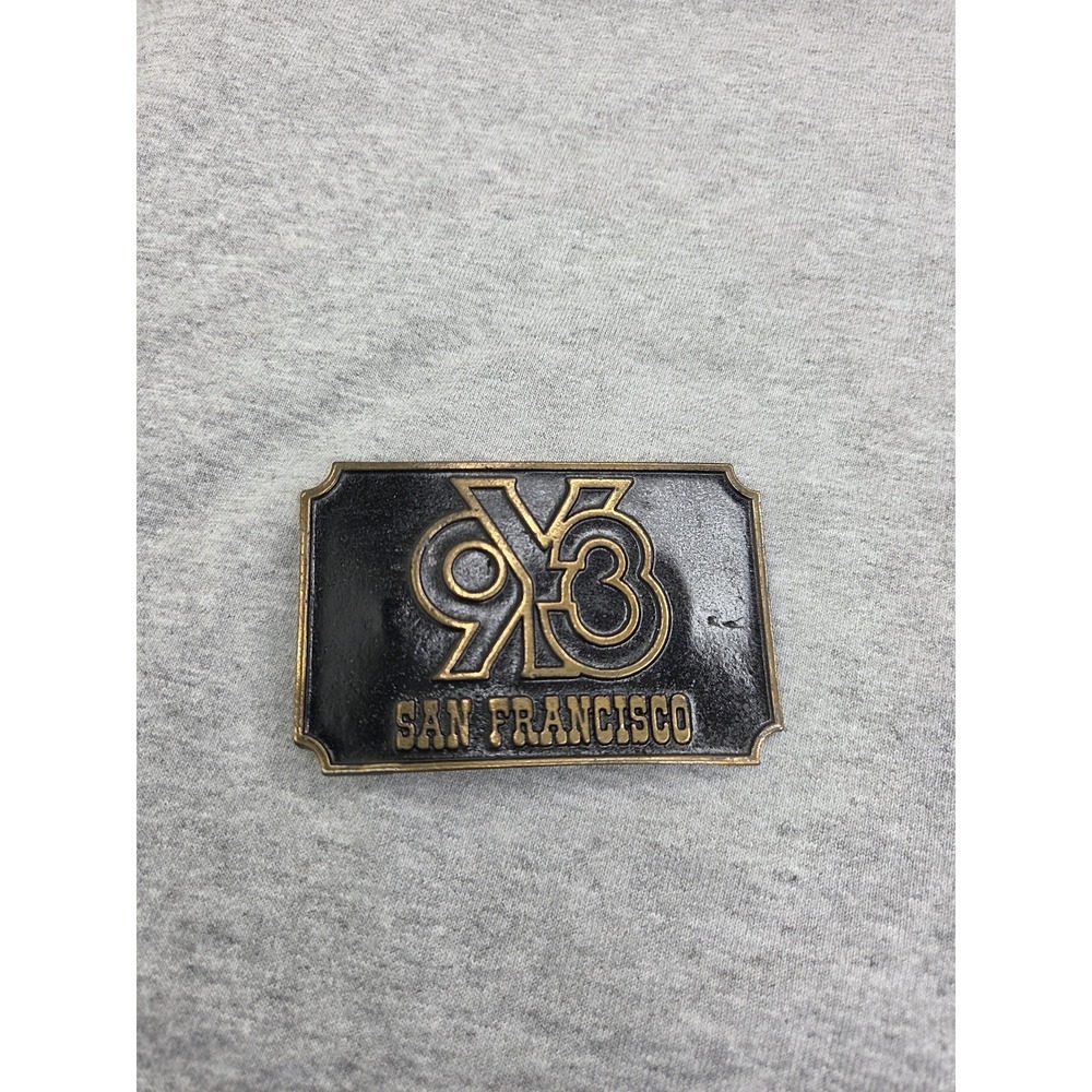 Rare Porsche Cayenne Coupe 9Y3 Solid Brass San Francisco Club Belt Buckle